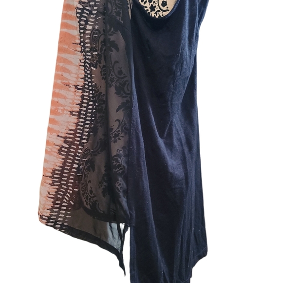 Love & legend sheer front high low tank - Picture 2 of 5